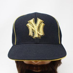New York Yankees Hat Mens 7 3/8 Black American Needle Cooperstown Collection Cap